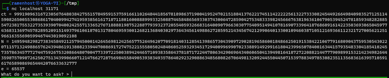 Remote service output