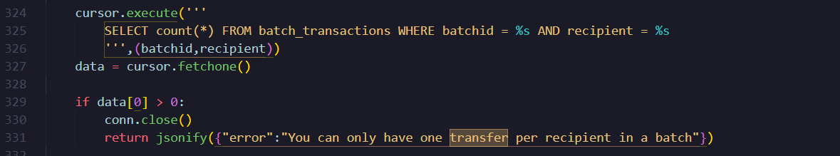 /transfer check